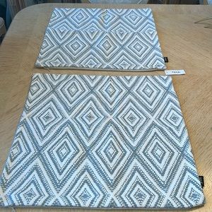 HPUK Decorative Throw Pillow Cover Set (2)  NWT